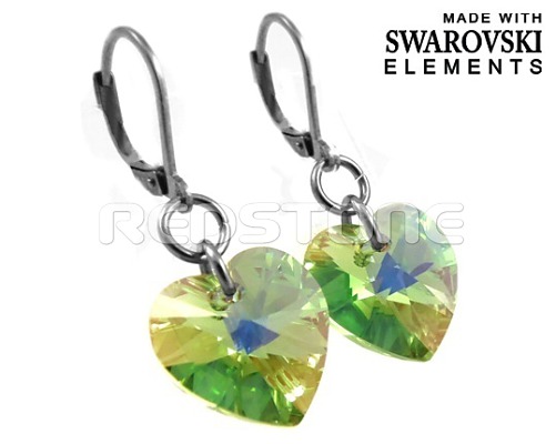 Náušnice Swarovski Elements RED8069